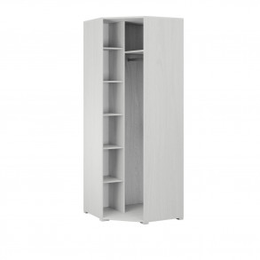 Теана шкаф угловой ясень анкор светлый/зеркало