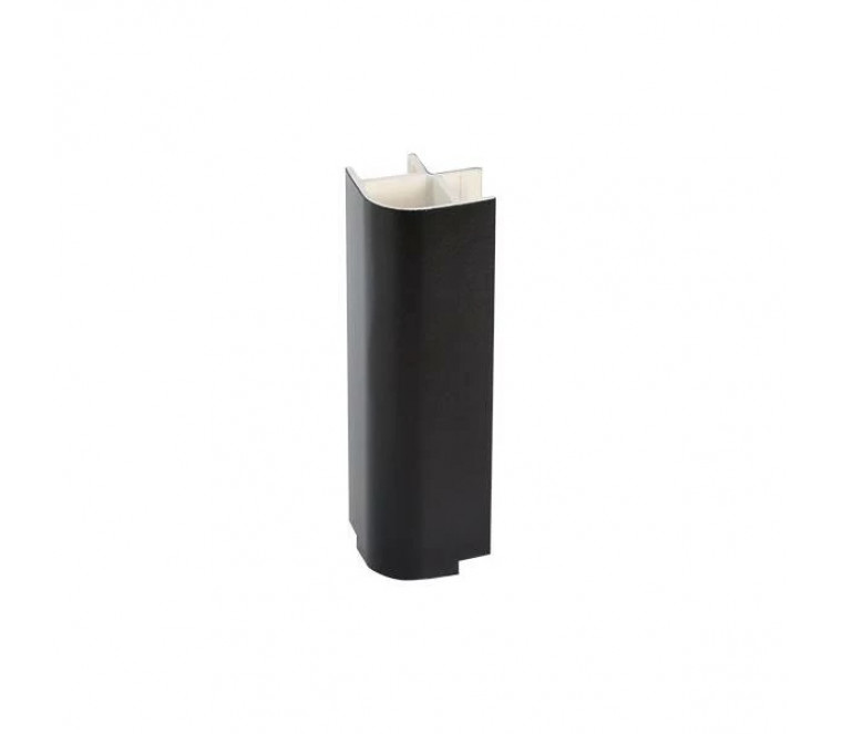 Заглушка для цоколя угловая 90 град. Н-100 (черный)
