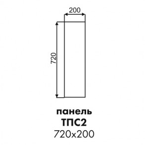Эстель фасад торцевой ТПС2 200х720
