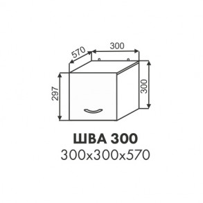 Эстель шкаф антресоль ШВА 300