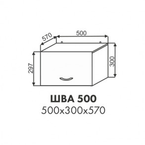Эстель шкаф антресоль ШВА 500
