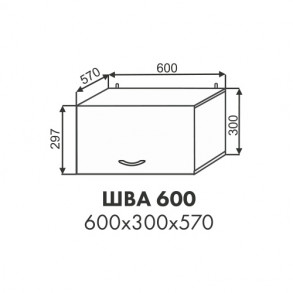 Эстель шкаф антресоль ШВА 600