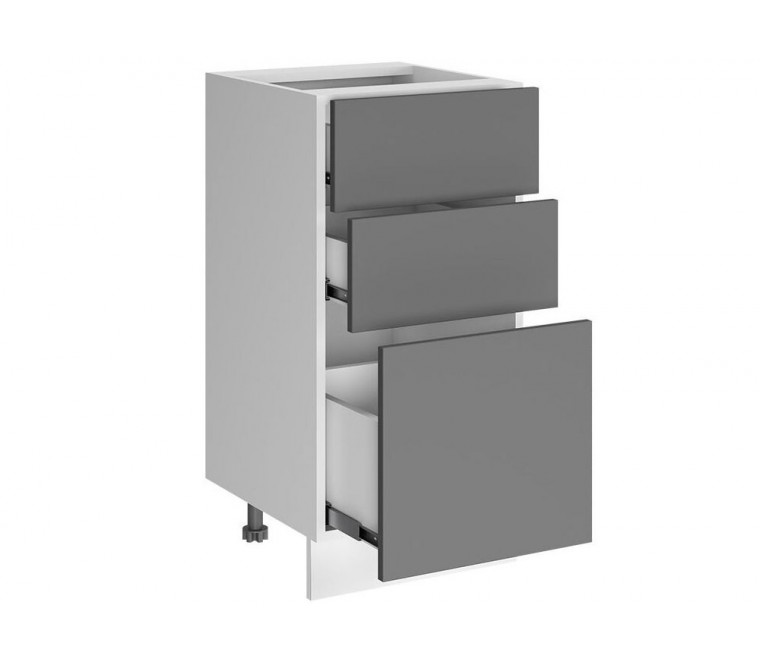 Инесса NEW Шкаф нижний 3 ящика Н-400Я BOX