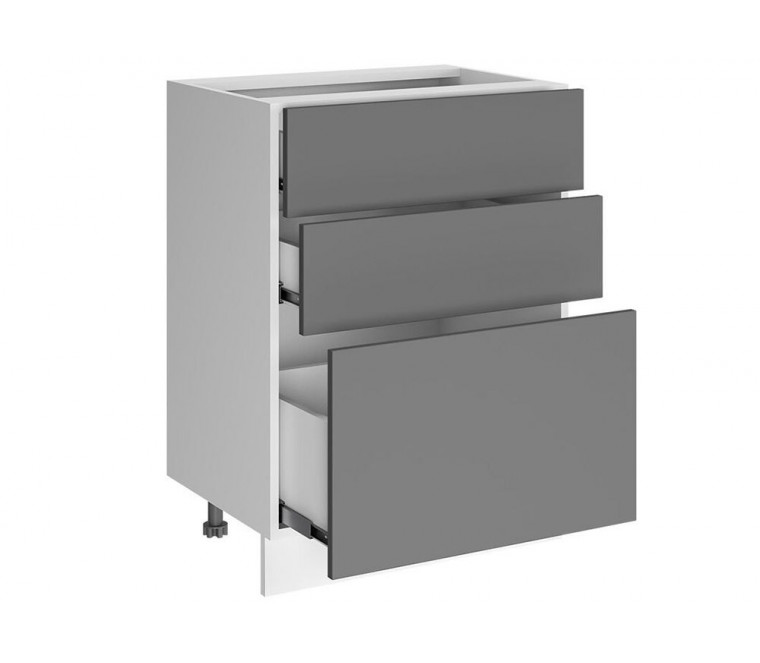 Инесса NEW Шкаф нижний 3 ящика Н-600Я BOX