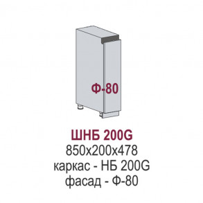 Эстетик Gola шкаф нижний бутылочник ШНБ 200М