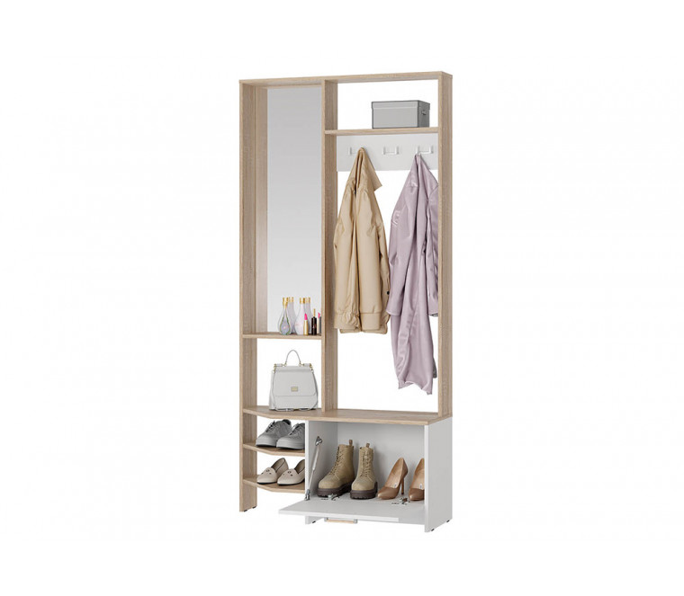 Прихожая Тео 960 (Дуб сонома/Белый)